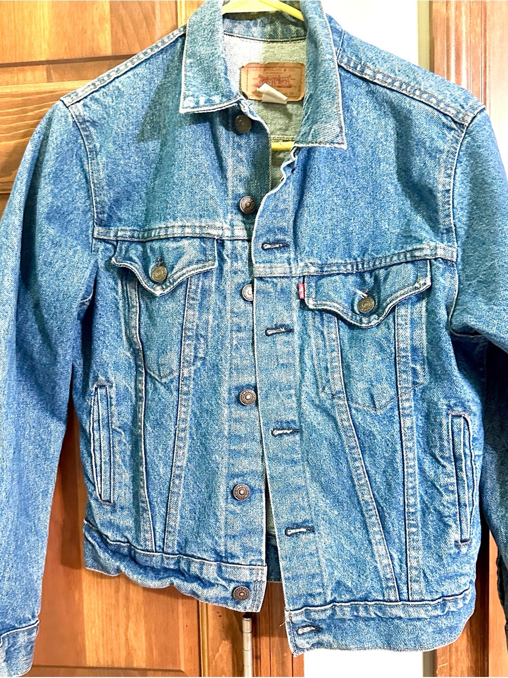 Vintage trucker Levi's Light Blue Denim Trucker Jacket (boys 20/ XS woman)